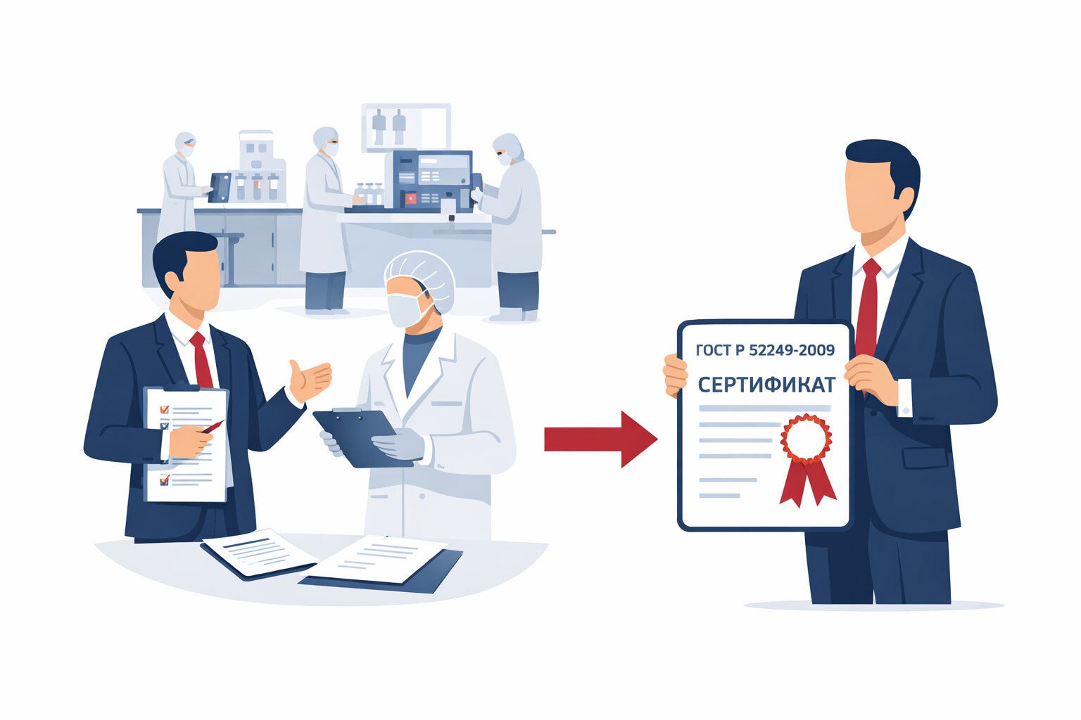 Процедура сертификации ГОСТ Р 52249-2009 в Луганске